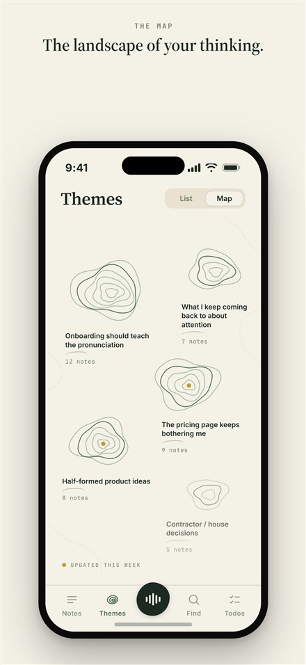 The theme map