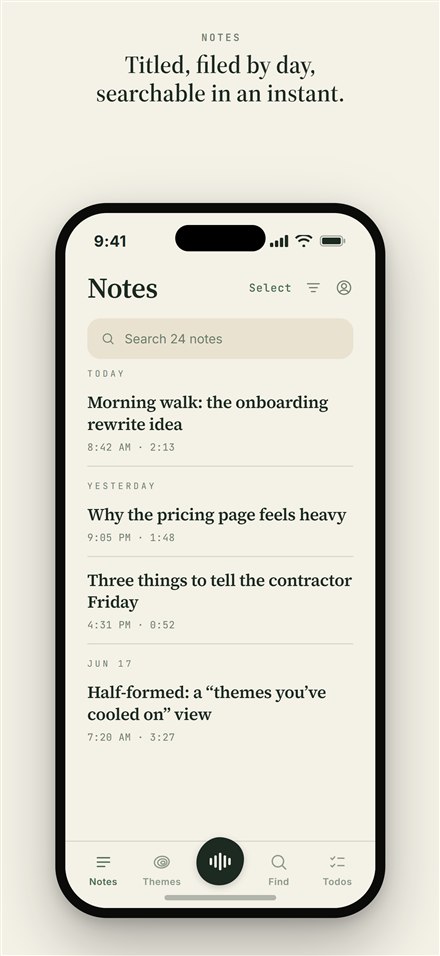 Notes library